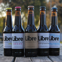 Etiqueta Cerveza - Libre. Design gráfico, Packaging, Design de produtos, Cop, e writing projeto de Marcos Rodríguez - 23.11.2016