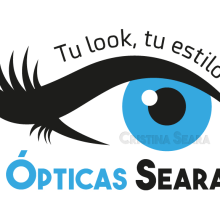 Logotipo Ópticas Seara. Un proyecto de Br, ing e Identidad y Diseño gráfico de Carlos Bedmar Lam - 22.11.2016