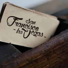 Imagen y logotipo de viaje combinado San Francisco - Las Vegas. Un proyecto de Diseño gráfico de Cristina Merchán - 08.10.2014