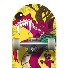 Skateboard • The Brave Dragon @matdisseny. Un proyecto de Diseño, Ilustración tradicional, Dirección de arte y Diseño de producto de Matdisseny @matdisseny - 11.06.2014