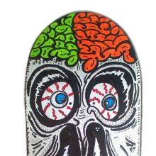 Skateboard • Broken Face #SkateArt. Design, Traditional illustration, Art Direction, and Fine Arts project by Matdisseny @matdisseny - 12.31.2013