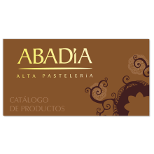 ABADÍA Catálogo de productos de alta pastelería.. Un proyecto de Diseño editorial de Rocío Peña del Río - 01.01.2015