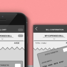 Bill Payment Wireframes . Un proyecto de Diseño, UX / UI, Diseño gráfico y Diseño Web de Laura Guanyabens - 15.12.2016