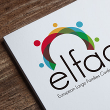 ELFAC - European Large Families Confederation. Un proyecto de Diseño, Br, ing e Identidad y Diseño gráfico de 2mas2 Comunicación - 02.03.2017