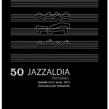 Cartel Jazzaldia 201. Eventos, e Design gráfico projeto de Beatriz Perales Fernández de Gamboa - 03.03.2017