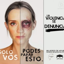 APUBA Campañ contra violencia de genero. Art Direction project by Alejandro Calonge - 03.03.2017