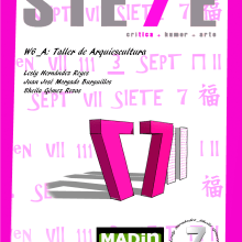 Proyecto Stand Arquitectura Efímera para "Revista Sie7e". Un proyecto de Diseño de interiores de Sheila Gómez Rozas - 12.04.2013