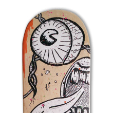 Skateboard • Creepy life #SkateArt. Design, Traditional illustration, and Art Direction project by Matdisseny @matdisseny - 02.13.2015