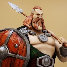 Scottish Warrior. Un proyecto de 3D y Diseño de personajes de Candido Romon Diaz - 07.03.2014