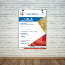Poster para el Club de Tiro Olímpico Alcobendas (I Trofeo Ciudad de Alcobendas). Design, and Graphic Design project by Alfredo Moya - 08.17.2016