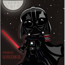 Fan - Art Darth Vader. Ilustração tradicional, e Design de personagens projeto de jlsoto1992 - 12.01.2016