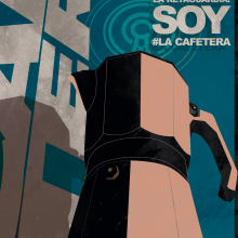 La Cafetera (Radiocable). Design, Traditional illustration, and Graphic Design project by Manuel Lobeira Alcaraz - 03.10.2017