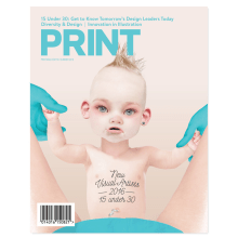 Print Magazine – Portada número de verano 2016. Ilustração tradicional, Design de personagens, Design editorial, e Design gráfico projeto de Yarza Twins - 12.03.2017