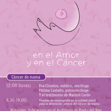 Día de la mujer: Encuentro cáncer de mama. Ilustração tradicional, e Animação projeto de jesus pamplona - 01.03.2017
