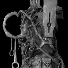Evil Witch - 3D Character. Un proyecto de Diseño, 3D, Informática y Diseño de personajes de Sergio Garcia Poderoso - 15.02.2017