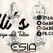 Trabajo para Ciciolli's Tattoo. Un proyecto de Publicidad de Ezee Tomas - 17.03.2017
