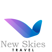 New Skies: Diseño del logo e imagen para esta agencia de turismo. Graphic Design project by Christian Navarrete Villacís - 03.18.2017