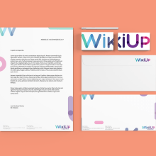 WikiUp - Corporate Branding . Un proyecto de Diseño, Dirección de arte, Br, ing e Identidad, Diseño editorial y Diseño gráfico de Abdiel Hernán - 18.03.2017