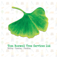 Tom Boswell Tree Services - Diseño web, ilustración, gestión y creación de contenidos.. Ilustração tradicional, UX / UI, Design gráfico, e Web Design projeto de Carlos Páscoa - 01.11.2016
