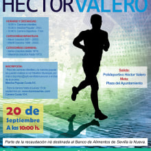 Cartel carrera Hector Valero. Un proyecto de Diseño gráfico de Vanessa Maestre Navarro - 21.09.2016