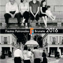 Programa de fiestas patronales de Brunete 2016. Design gráfico projeto de Vanessa Maestre Navarro - 21.09.2016