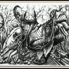Surrealismo - Freeart - Bolígrafo Bic. Un proyecto de Diseño, Ilustración tradicional, Diseño de personajes, Artesanía y Bellas Artes de Jesús Arias Sancho - 23.03.2017