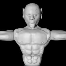 The BOXER - Mi Proyecto del curso: Modelado de personajes en 3D. 3D project by Marc Multimèdia - 03.27.2017