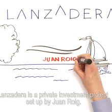 Promo fundación Lanzadera (2013). Traditional illustration, Advertising, Motion Graphics, Film, Video, TV, Animation, Writing, Video, Infographics, and VFX project by Juanma Falcón - 03.28.2014