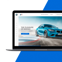 BMW M Power - Web Design. Een project van UX / UI y Webdesign van Miguel Ángel Rodríguez - 29.03.2017