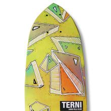 Skateboard • Terni Tribute (caos museum) #SkateArt. Design, Traditional illustration, and Art Direction project by Matdisseny @matdisseny - 01.20.2017