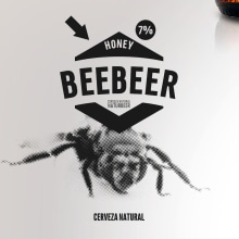 BEEBEER Cerveza Artesanal. Un proyecto de Ilustración tradicional y Diseño gráfico de Claudio Carvajal Manzo - 01.04.2017