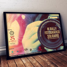 III Rally Fotográfico Solidario (Cartel y bases). Design, Traditional illustration, Advertising, Photograph, and Graphic Design project by Raquel Hernández Sánchez - 11.29.2015