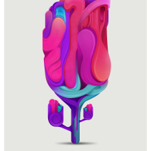 Candy Tree No. 9 in Affinity Designer . Design, Traditional illustration, Advertising, Art Direction, Character Design, Creative Consulting, Game Design, Graphic Design, Packaging, Painting, and Web Development project by Maikel Martínez Pupo - 04.09.2017