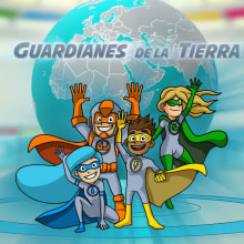 Los Guardianes de la Tierra.. Animação projeto de Carlos Arciniega González - 12.04.2017