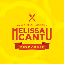 Branding - Melissa Cantu  ~ Food artist ~ Catering design. Un proyecto de Br e ing e Identidad de Thomas Maury - 13.04.2017