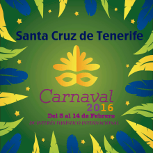Cartel para el carnaval de Santa Cruz de Tenerife 2016. Un proyecto de Diseño, Ilustración tradicional, Diseño gráfico y Producción audiovisual					 de Laura Vargas - 18.04.2017