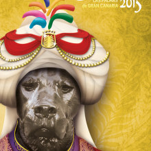 FINALISTA Cartel Carnaval Las Palmas GC 2015. Graphic Design project by Miguel Ángel Sosa Hernández - 04.19.2014