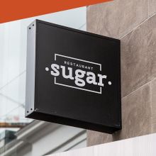 Restaurant Sugar - Branding. Un proyecto de Diseño, Br, ing e Identidad y Diseño gráfico de Mauricio Zarrelli Navarro - 05.09.2015
