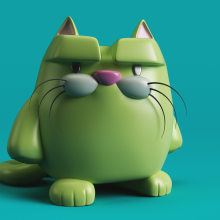 MYND Cat. Een project van 3D y Ontwerp van personages van Diego Felipe Beltrán Cardona - 15.02.2017