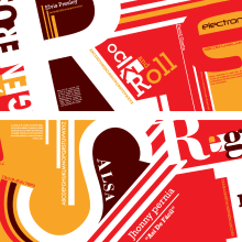 Music Typograpghy project. Graphic Design, and Lettering project by David Acuña Perera - 06.01.2015