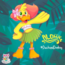 Duck and Donkey Vol 2. Un proyecto de Ilustración tradicional, Diseño de personajes y Educación de Venisa Del Aguila - 25.04.2017
