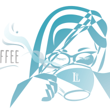 Trabajo y café . Un proyecto de Ilustración tradicional e Ilustración vectorial de Liliana Paillalef - 25.04.2017