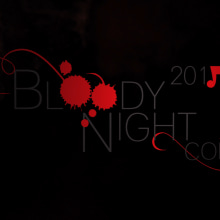 Opening Bloodynightcon 2017. Un proyecto de Motion Graphics, Animación, Diseño de títulos de crédito y Vídeo de Marina Lopez - 29.04.2017