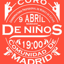 Coro de niños de la Comunidad de Madrid. Un proyecto de Diseño, Diseño de personajes, Diseño de la información y Diseño de iconos de María Fernández Martínez - 01.06.2016