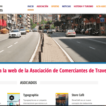 Associació de comerciants de travessera de dalt. Desenvolvimento Web projeto de Andreu Sorolla Casas - 04.05.2017