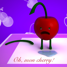 Oh, mon cherry!. 3D project by Fidel Bustamante Atance - 05.07.2017