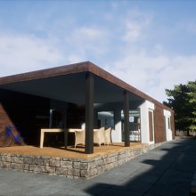 Casa Modular, Unreal Engine 4. Un proyecto de Arquitectura interior de Daniel Briones Calleja - 07.04.2017