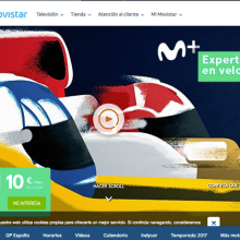 Movistar + F1. Design, Motion Graphics, Animation, and Character Animation project by Margarito Estudio - 05.09.2017