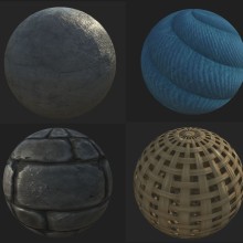 PBR materials . 3D project by Alba - 05.09.2017