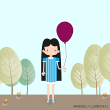 ¿De qué color prefieres tu globo?. Un proyecto de Ilustración tradicional de Anabely Sandoval - 11.05.2017